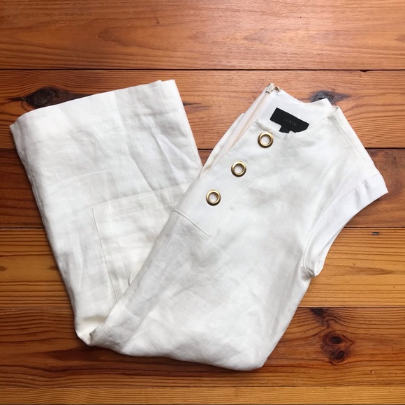 J. Crew Cream Linen Shift Dress, EUC, 4 - Picture 16 of 16